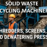An Introduction to Solid Waste Recycling Machinery – Shredders, Screens, Presses & More