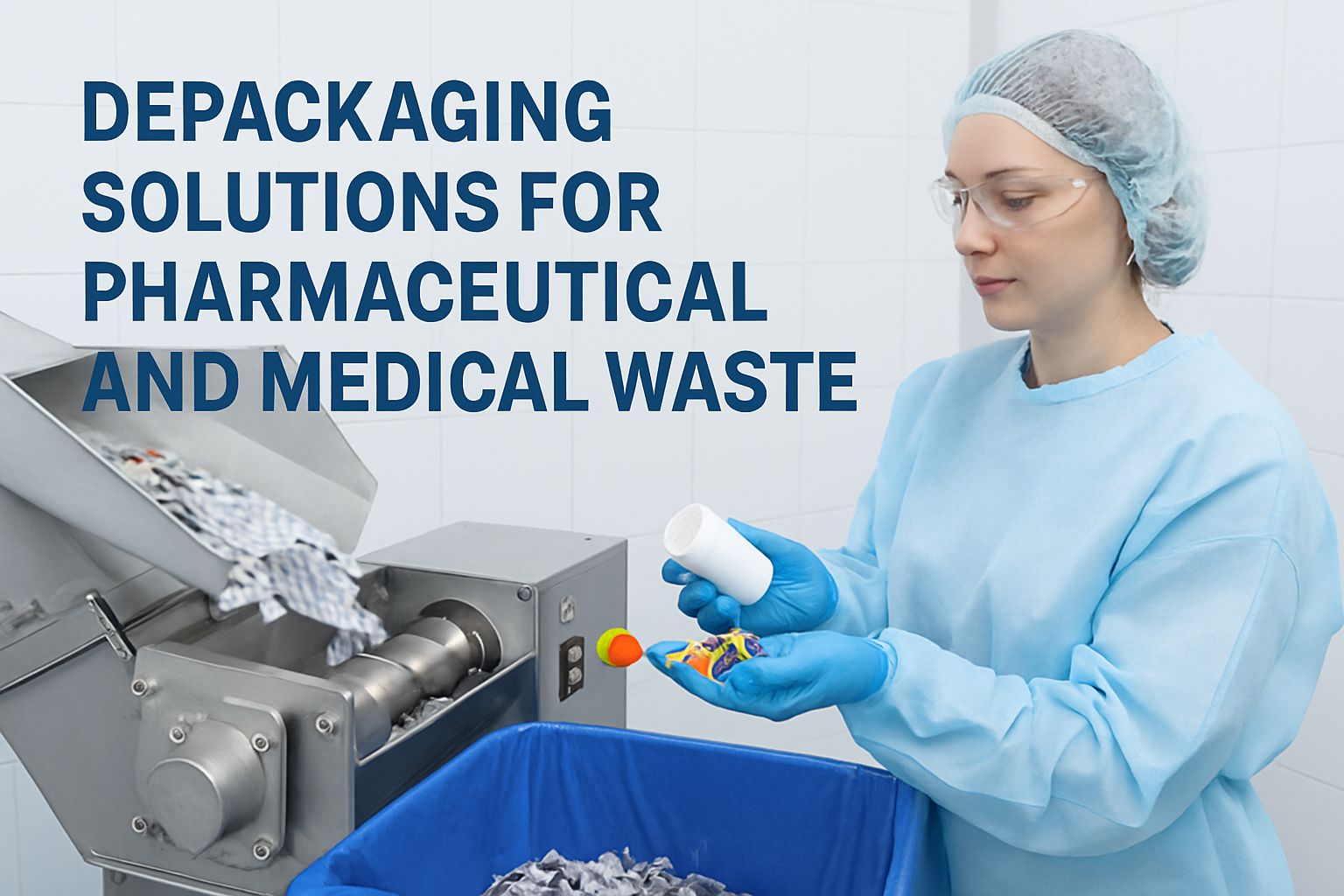 Depackaging Solutions for Pharmaceutical and Medical Waste: Compliance and Best Practices